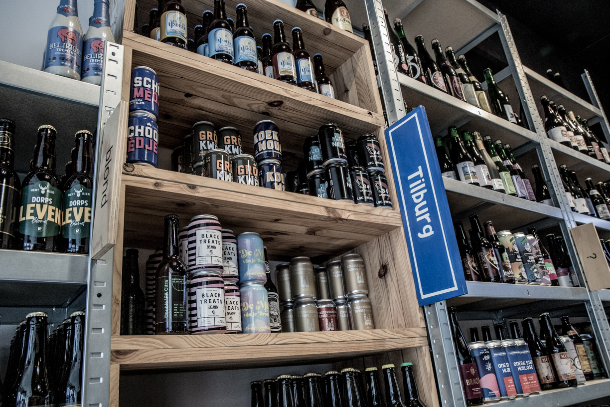 Bieren uit Tilburg in speciaalbierwinkel Bierbrigadier